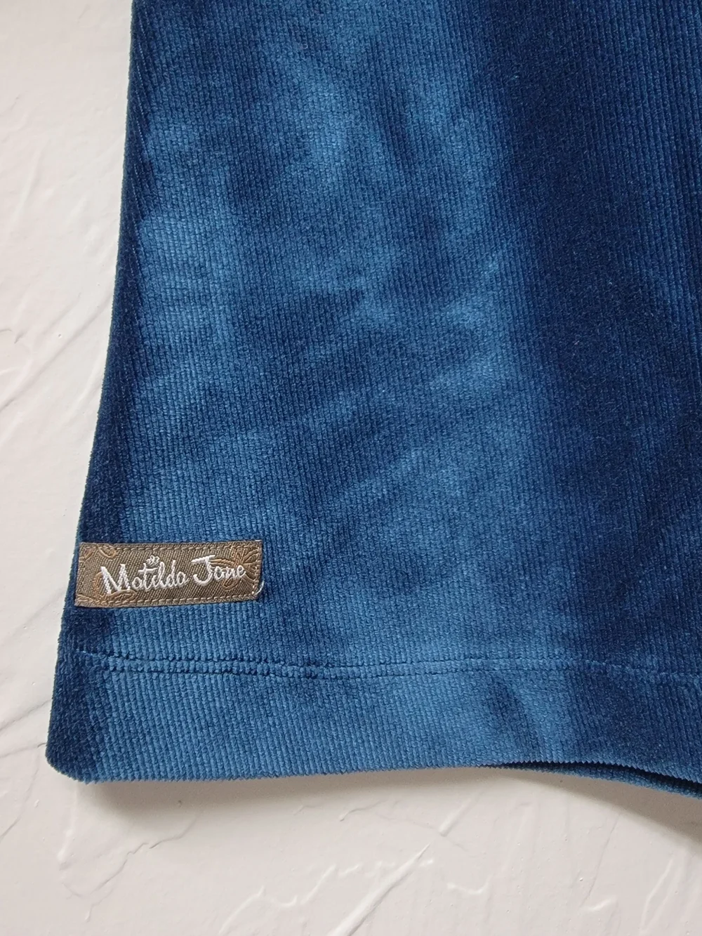 Matilda Jane Girls Party In Blue Velour Dress Wonderment Holiday Ruffle Bow Sz 4